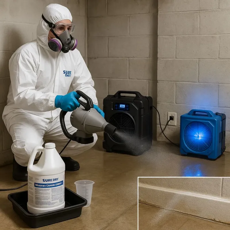 Sanitization and Odor Removal process in Gibson, AR